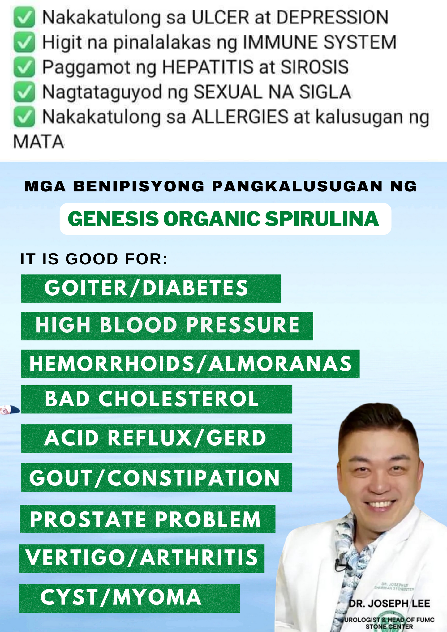BUNDLE PROMO OF GENESIS ORGANIC SPIRULINA