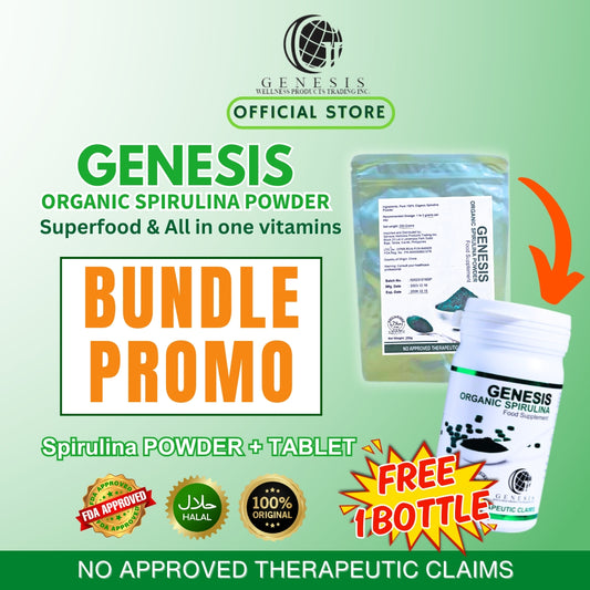 BUNDLE PROMO OF GENESIS ORGANIC SPIRULINA