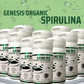 10 BOTTLES GENESIS ORGANIC SPIRULINA